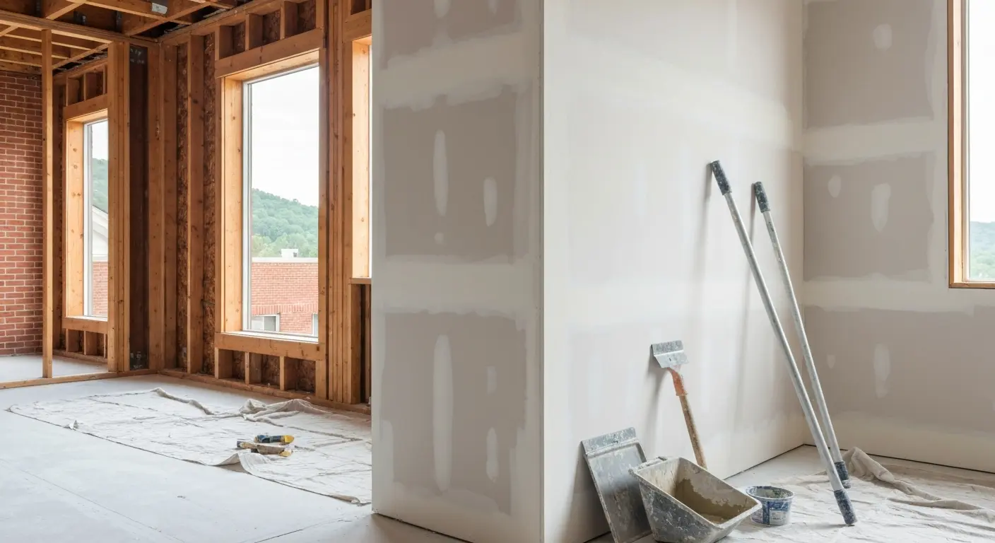 Drywall installation project