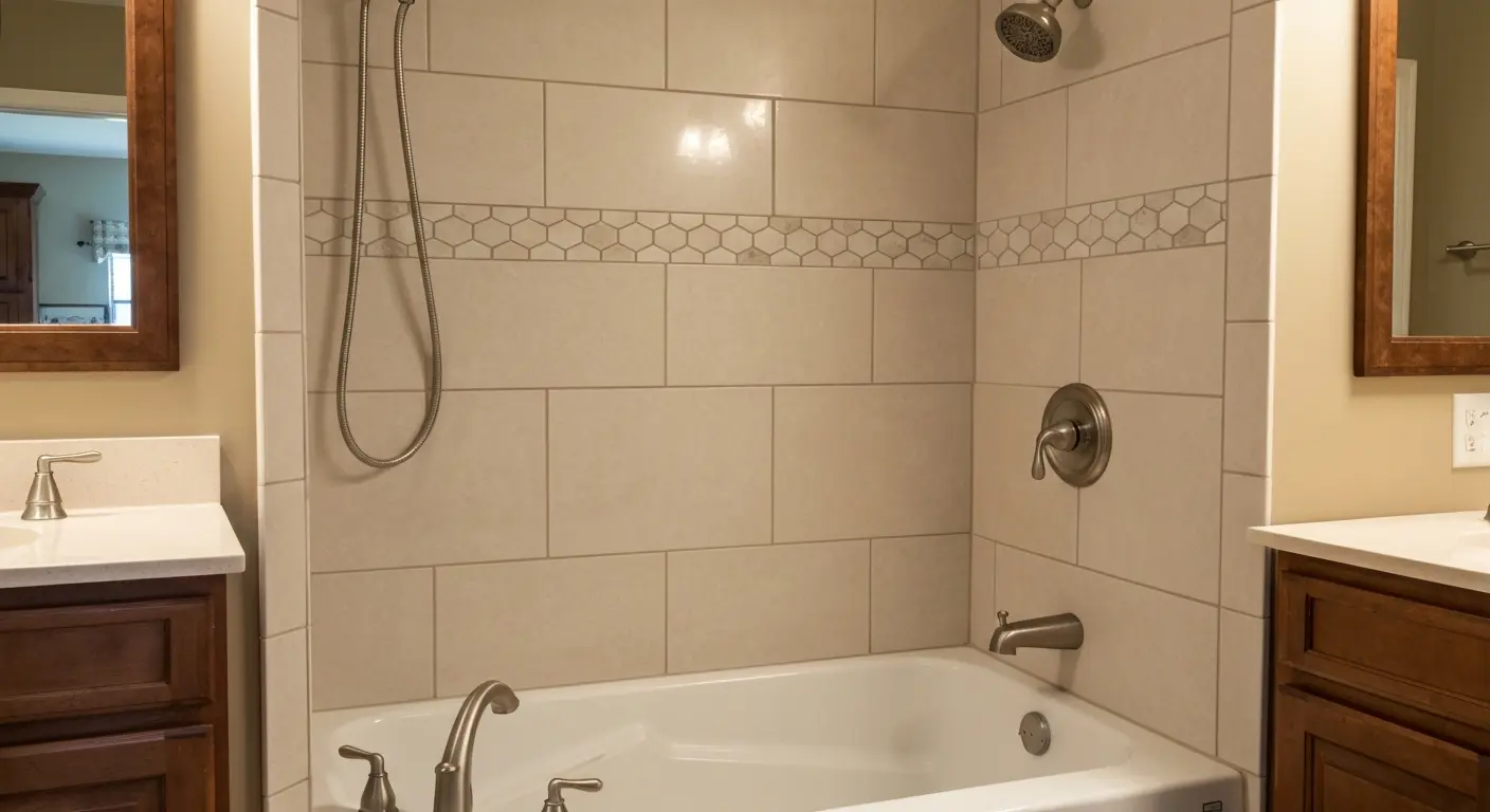 Shower tub combo