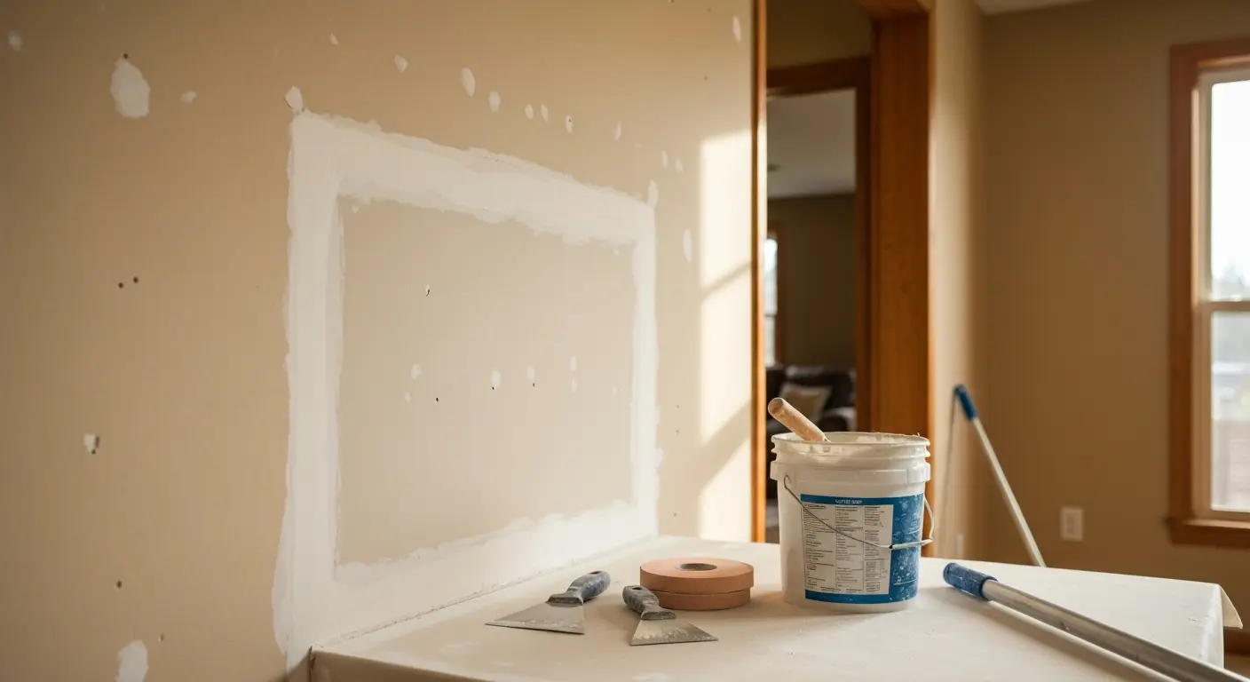 Drywall hole repair service