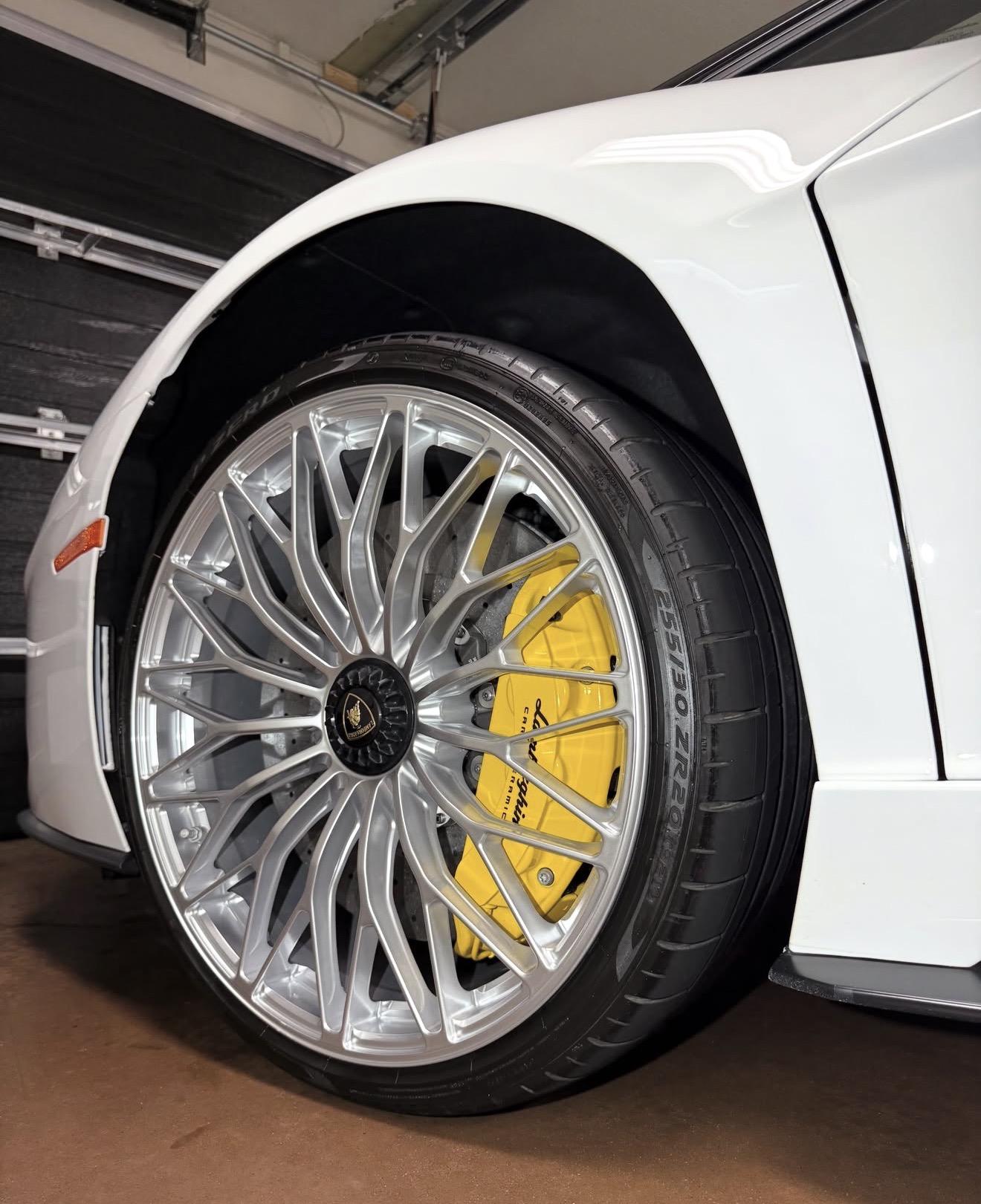 Wheel after cleaning and ceramic