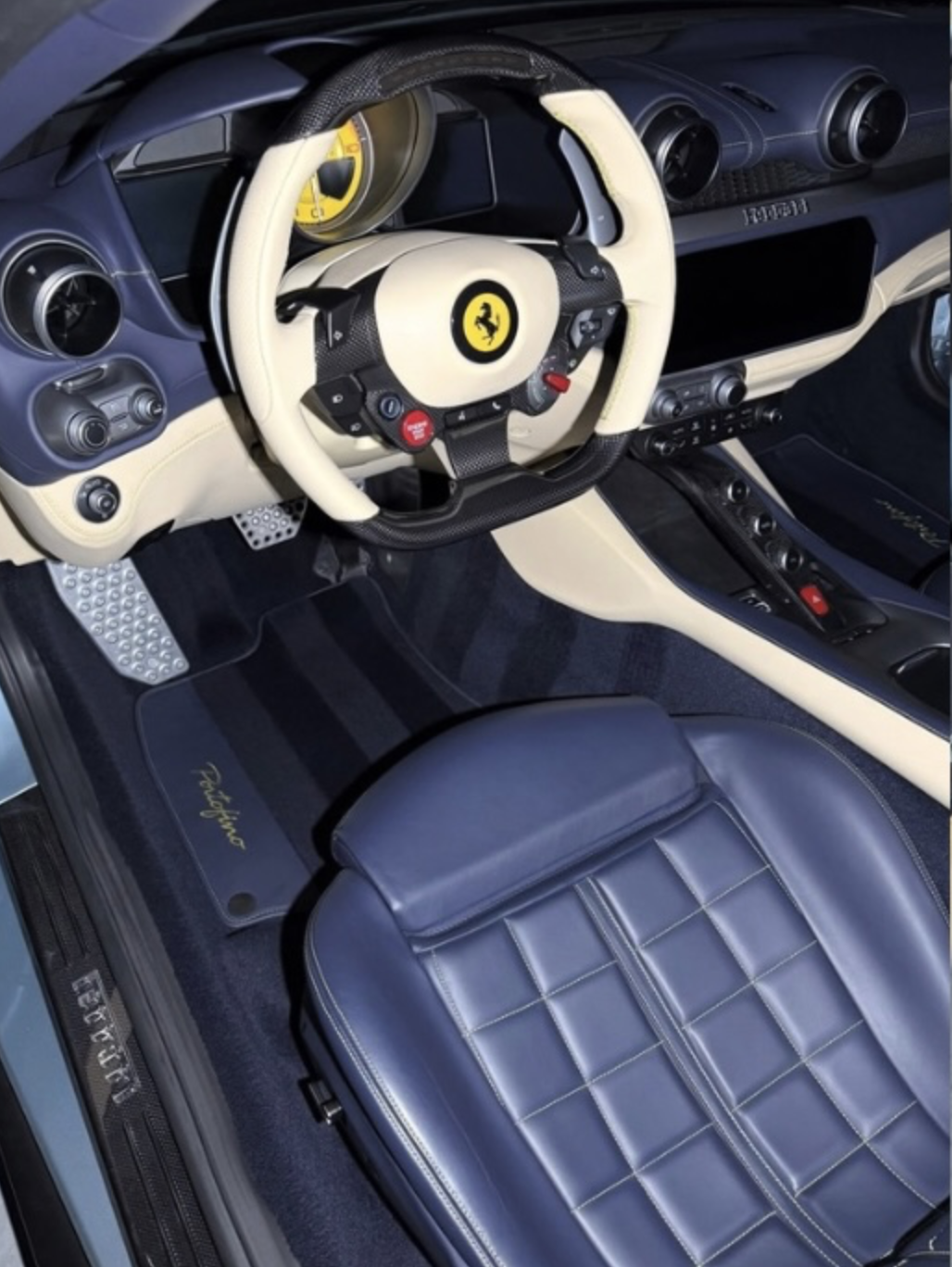 Car interior after detailing