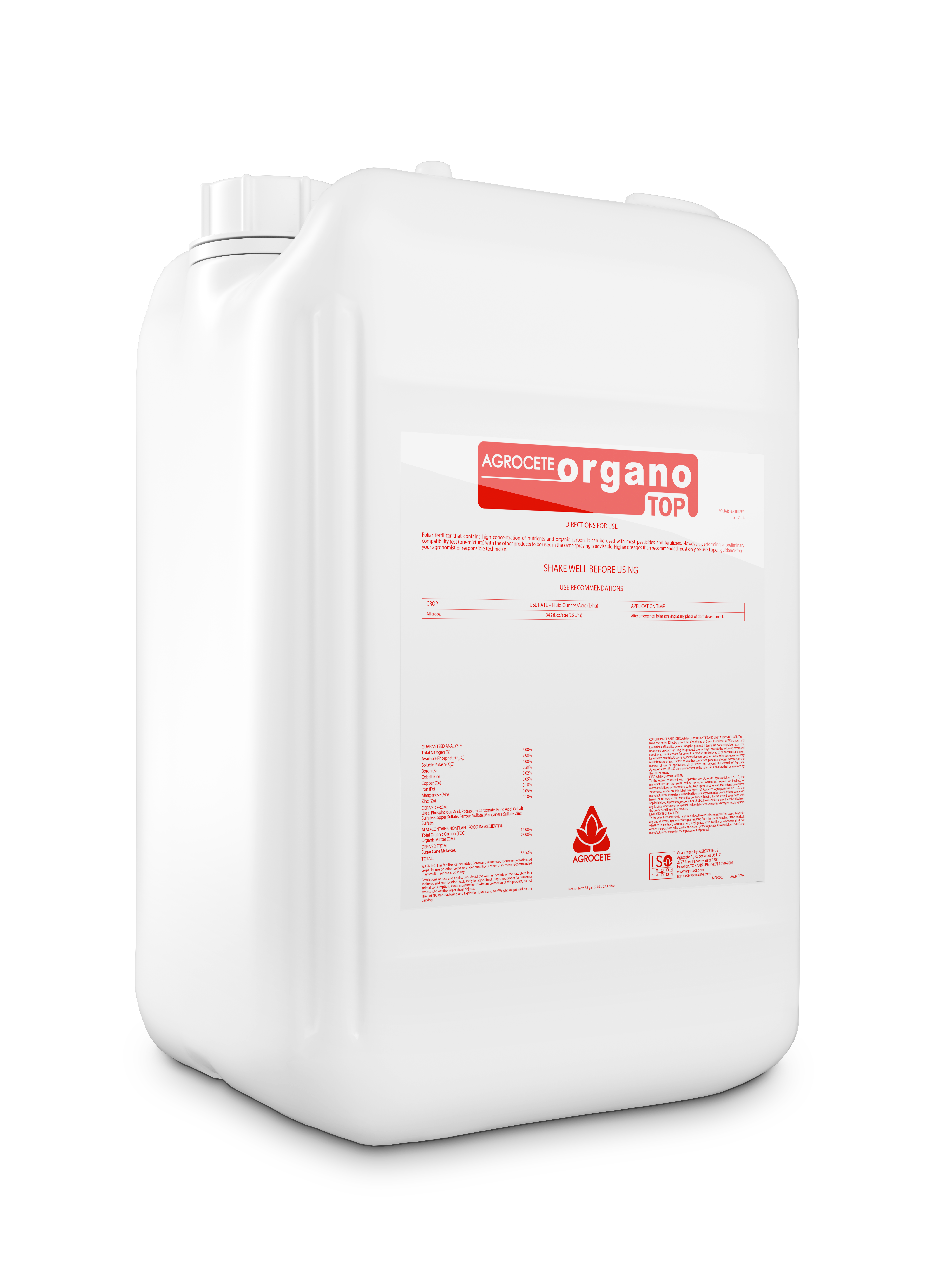 AGROCETE organo TOP