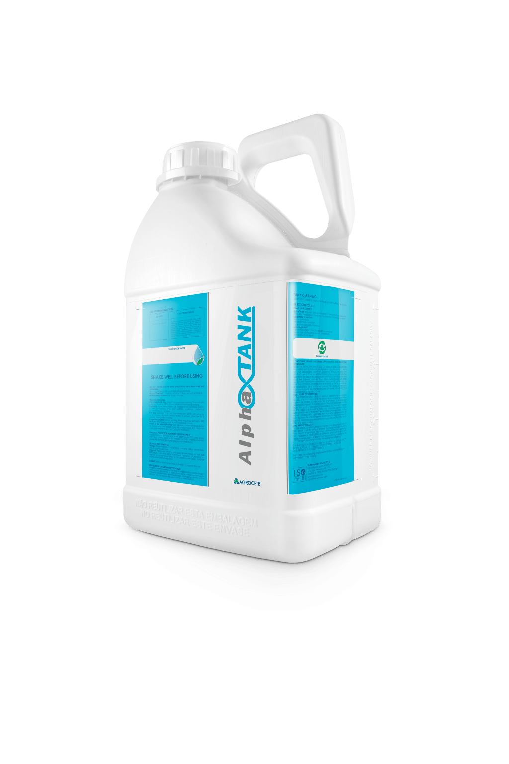 Agrocete Alpha Tank spray tank cleaner and clean-out solution jug