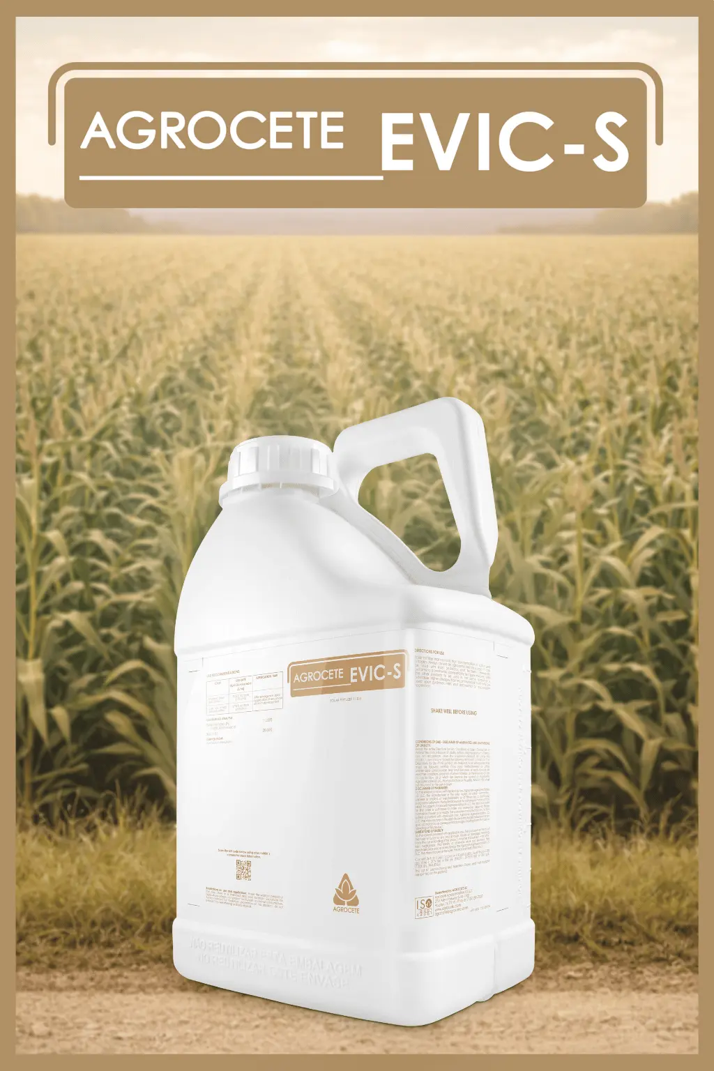 Agrocete EVIC-S nitrogen and sulfur foliar fertilizer product