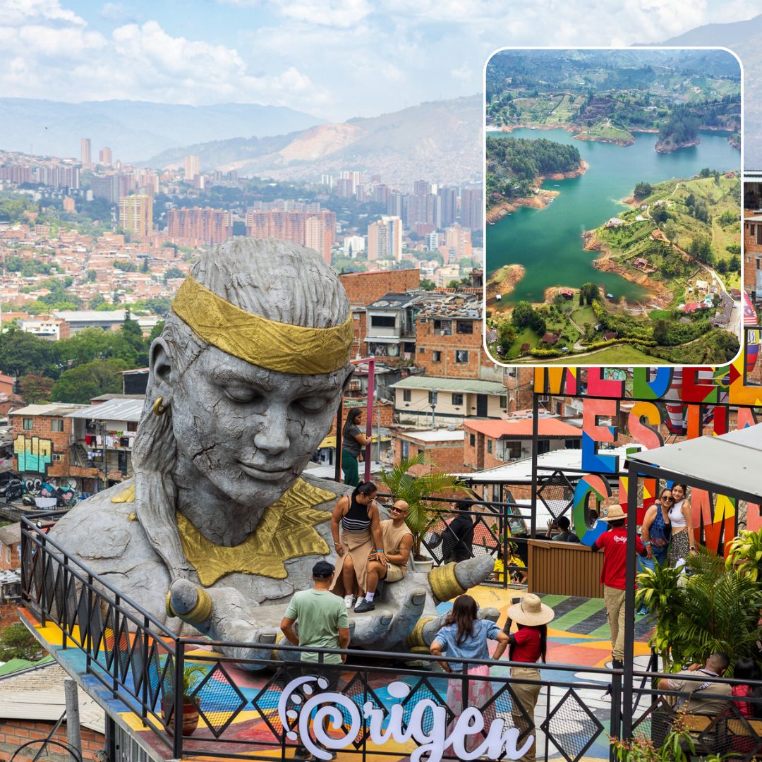 Medellín city views and day trip experiences