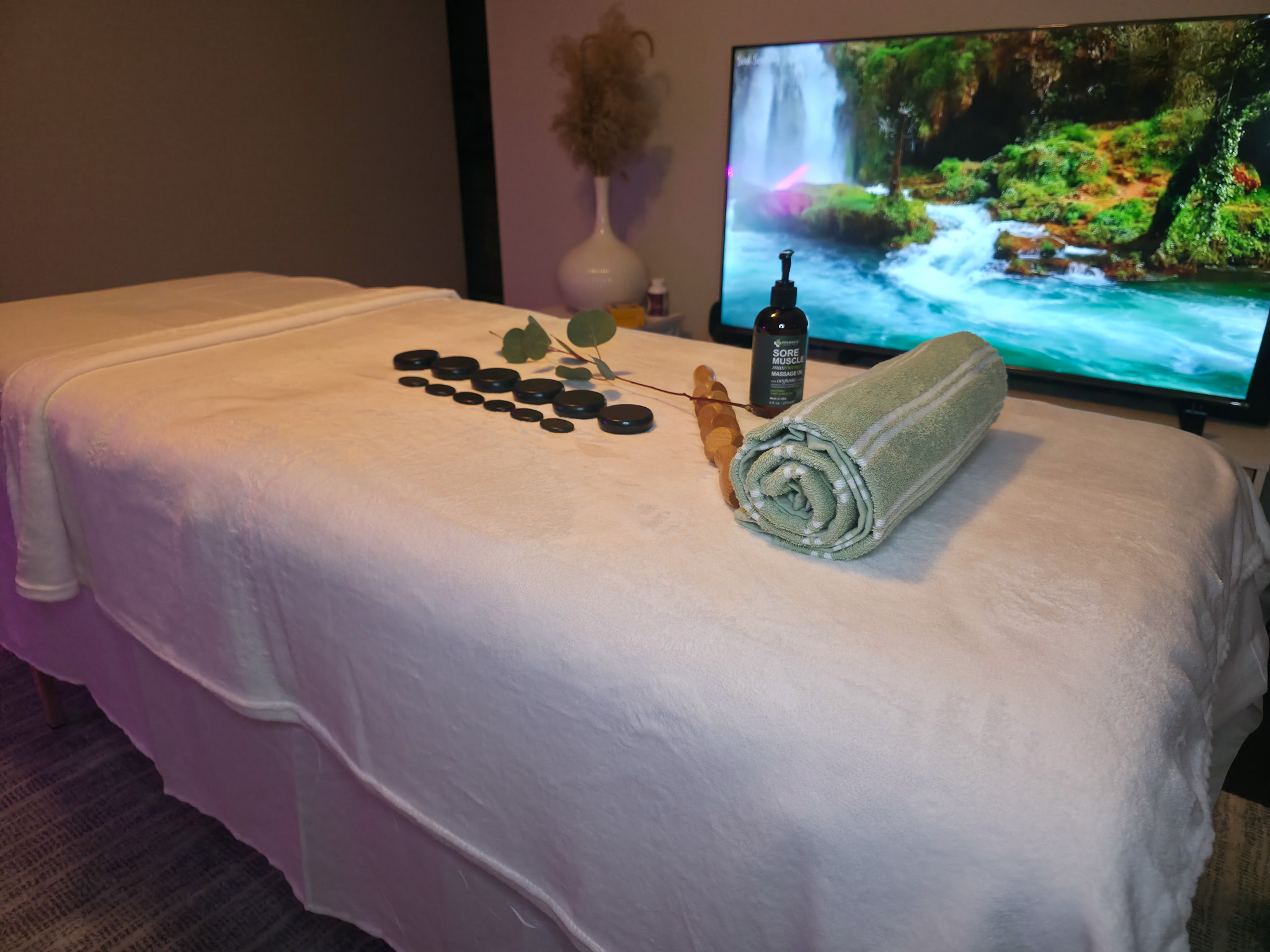 Serenity Touch by Sandy massage setup