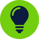 Light bulb icon symbolizing frequent bulb burnouts caused by electrical faults