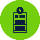 Customized EV charger installation plan icon with upfront pricing and tailored solutions