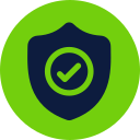 Safety and reliability icon – trusted pool and hot tub electrical services ensuring safe operation and long-lasting performance