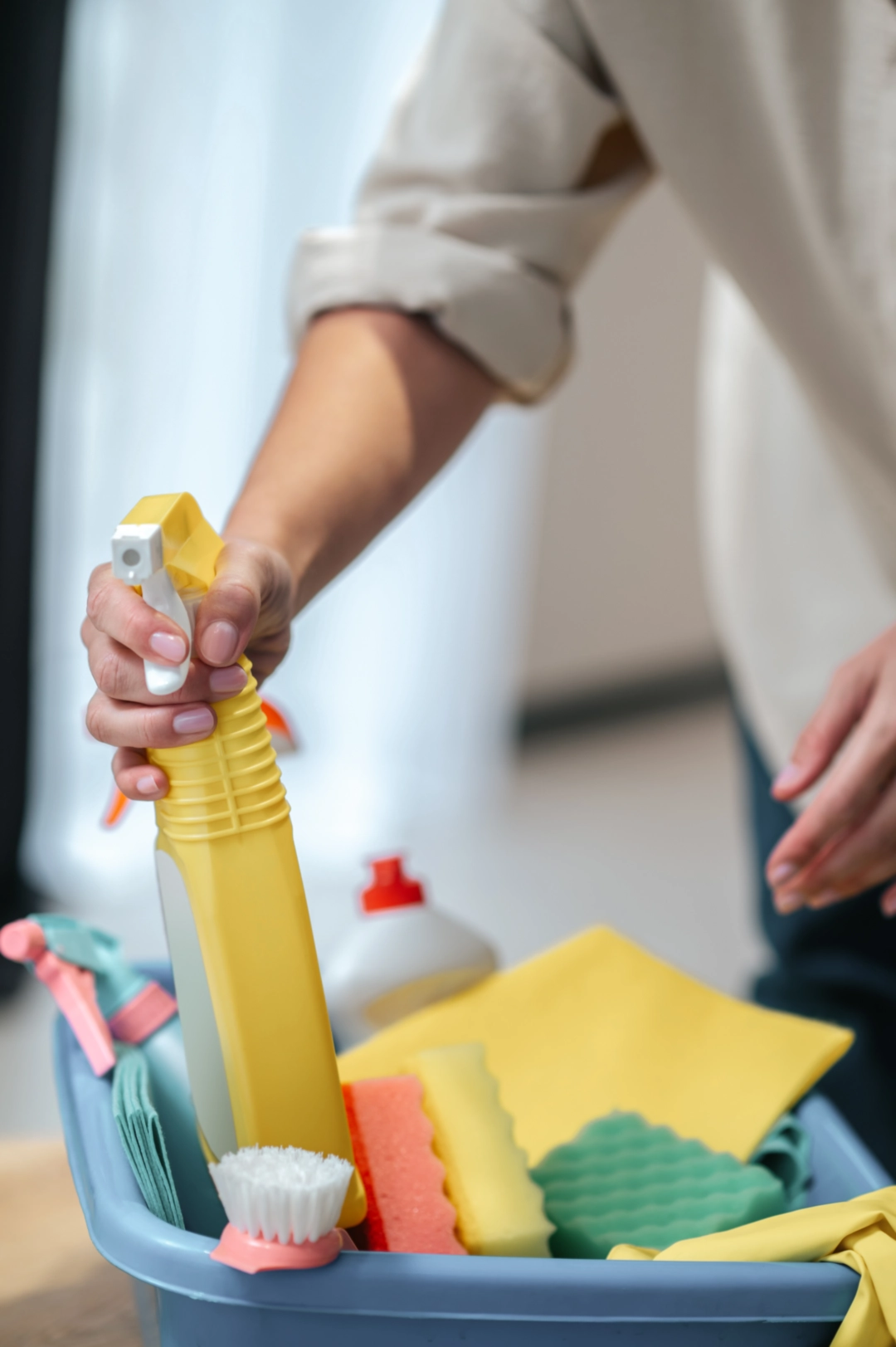 cleaning supplies we used for a job in elizabeth nj