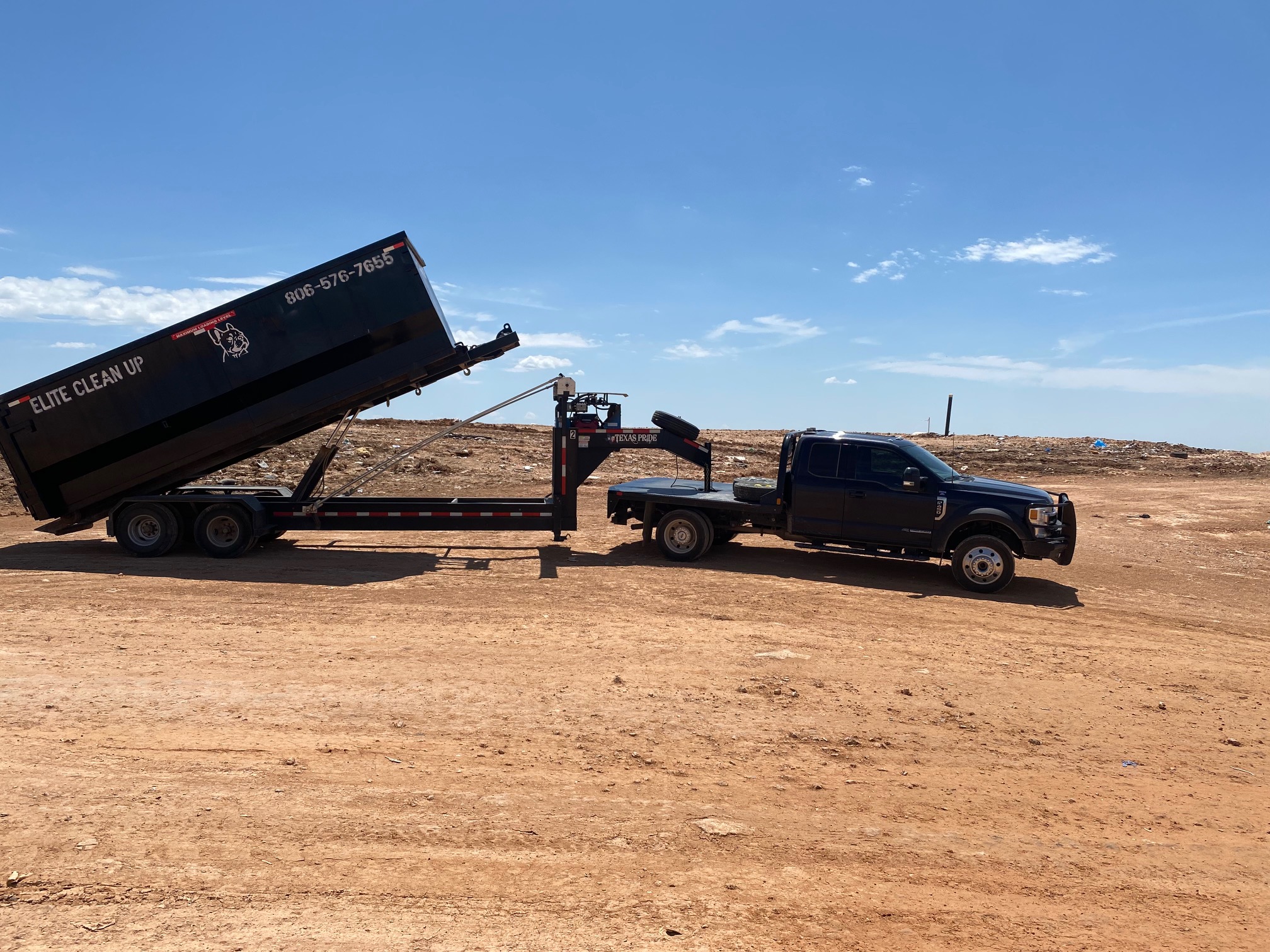 Elite Cleanup Dumpster Delivery 4