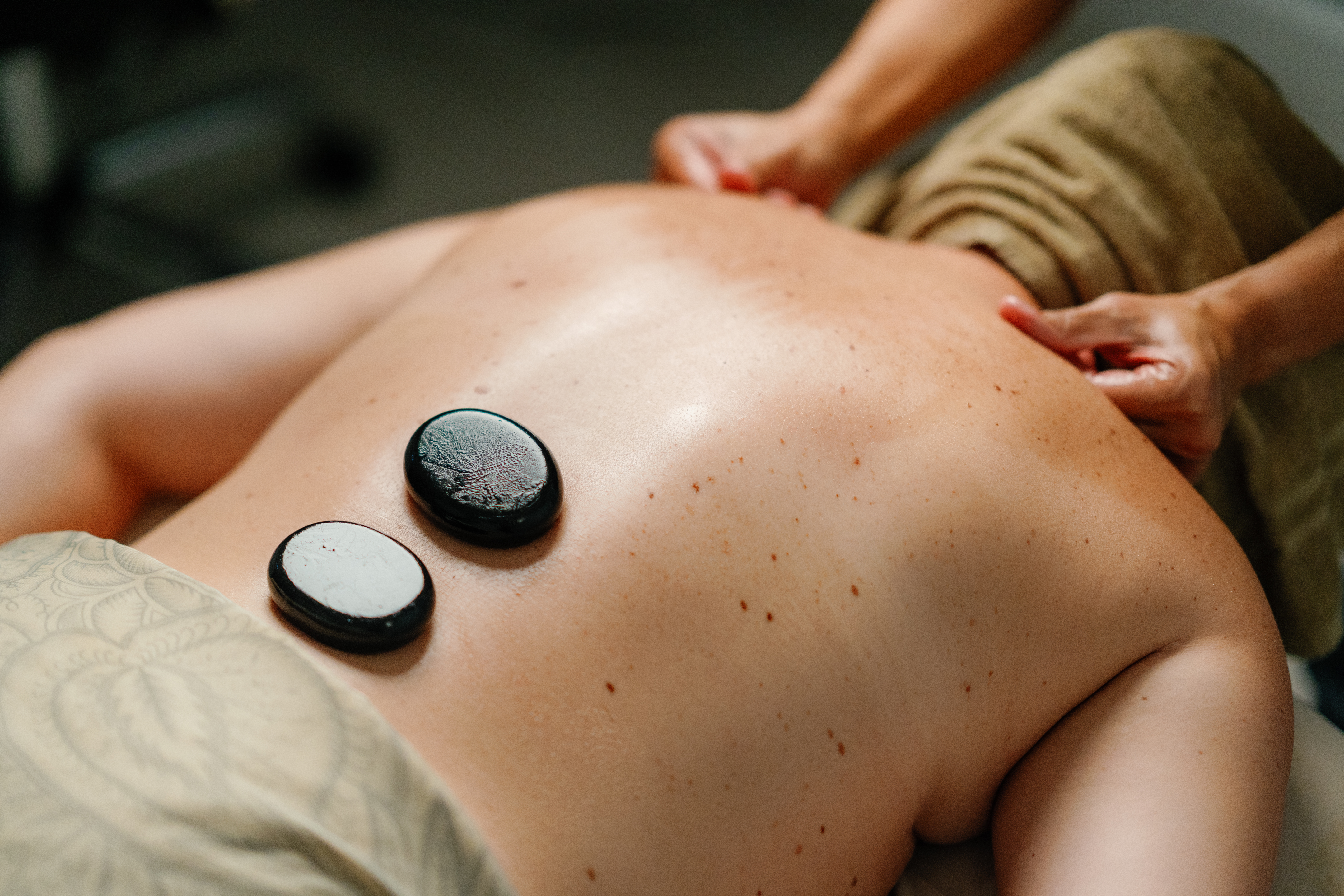 Back Hot Stone Massage
