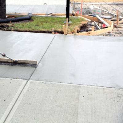 Concrete foundation in Brooklyn
