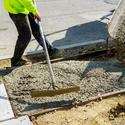 Sidewalks installation in Brooklyn