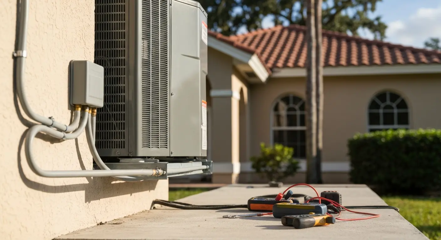 AC unit installation