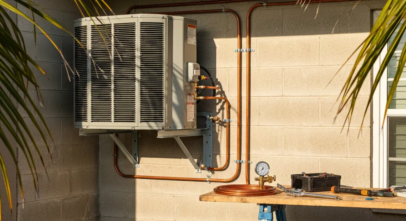 AC installation in Crystal River home
