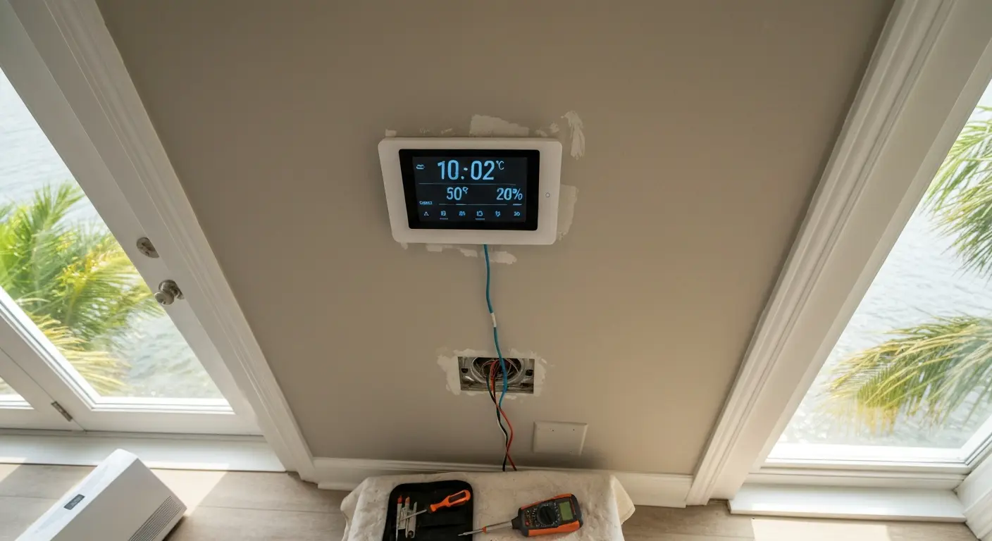 Smart thermostat installation Crystal River
