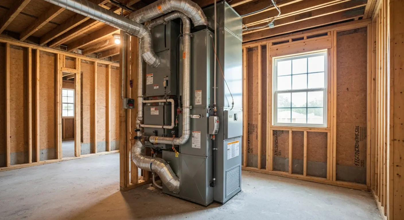 Furnace installation in Ocala home
