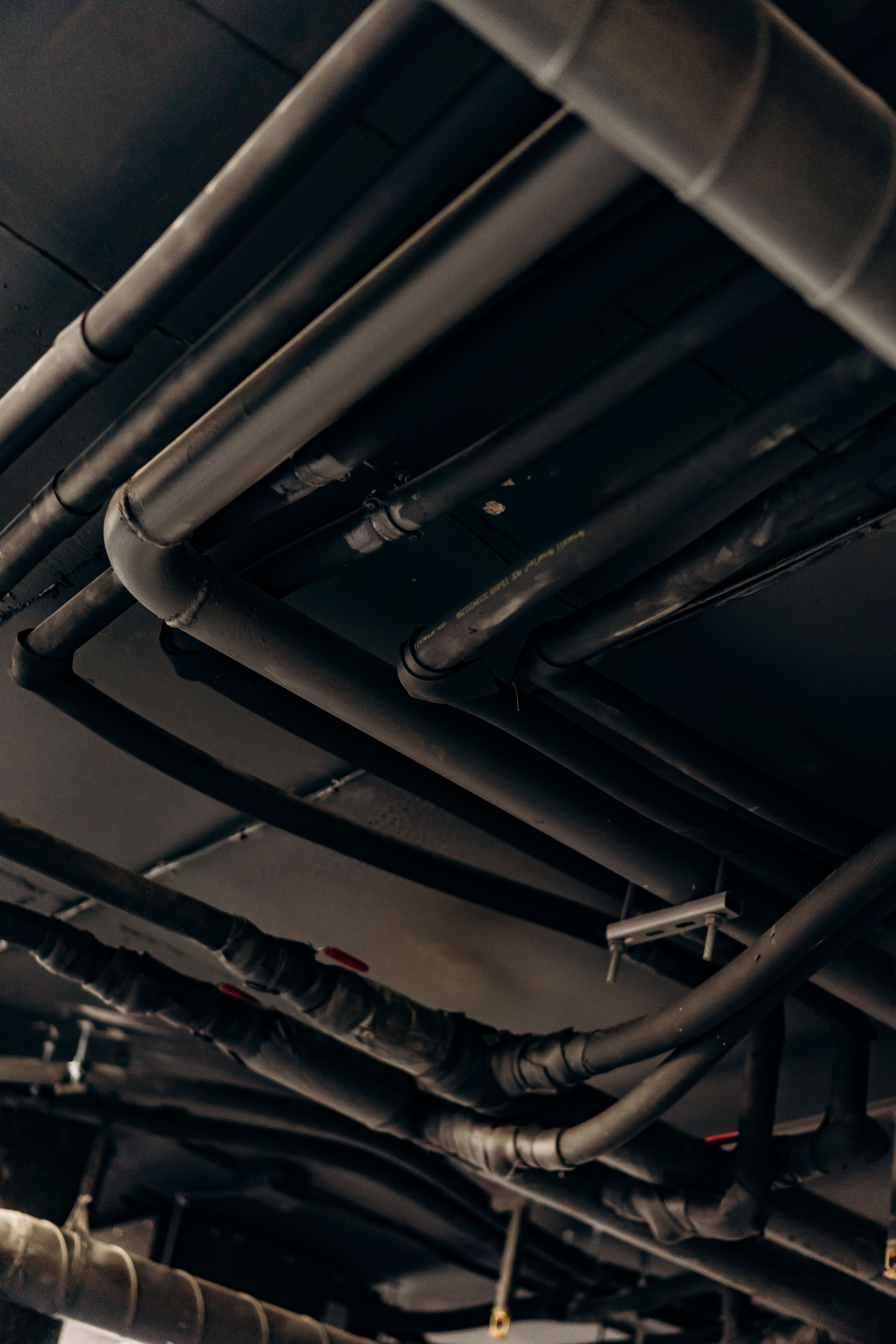 Jayden Svenhard running gas lines and fittings on a job in Greater Victoria
