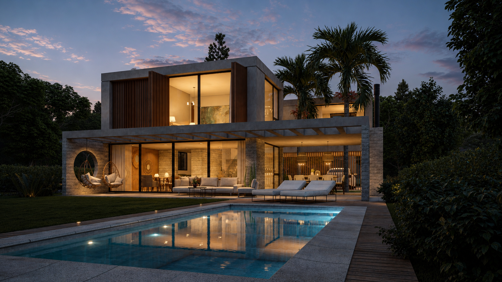 Casa Patio, vivienda unifamiliar contemporánea