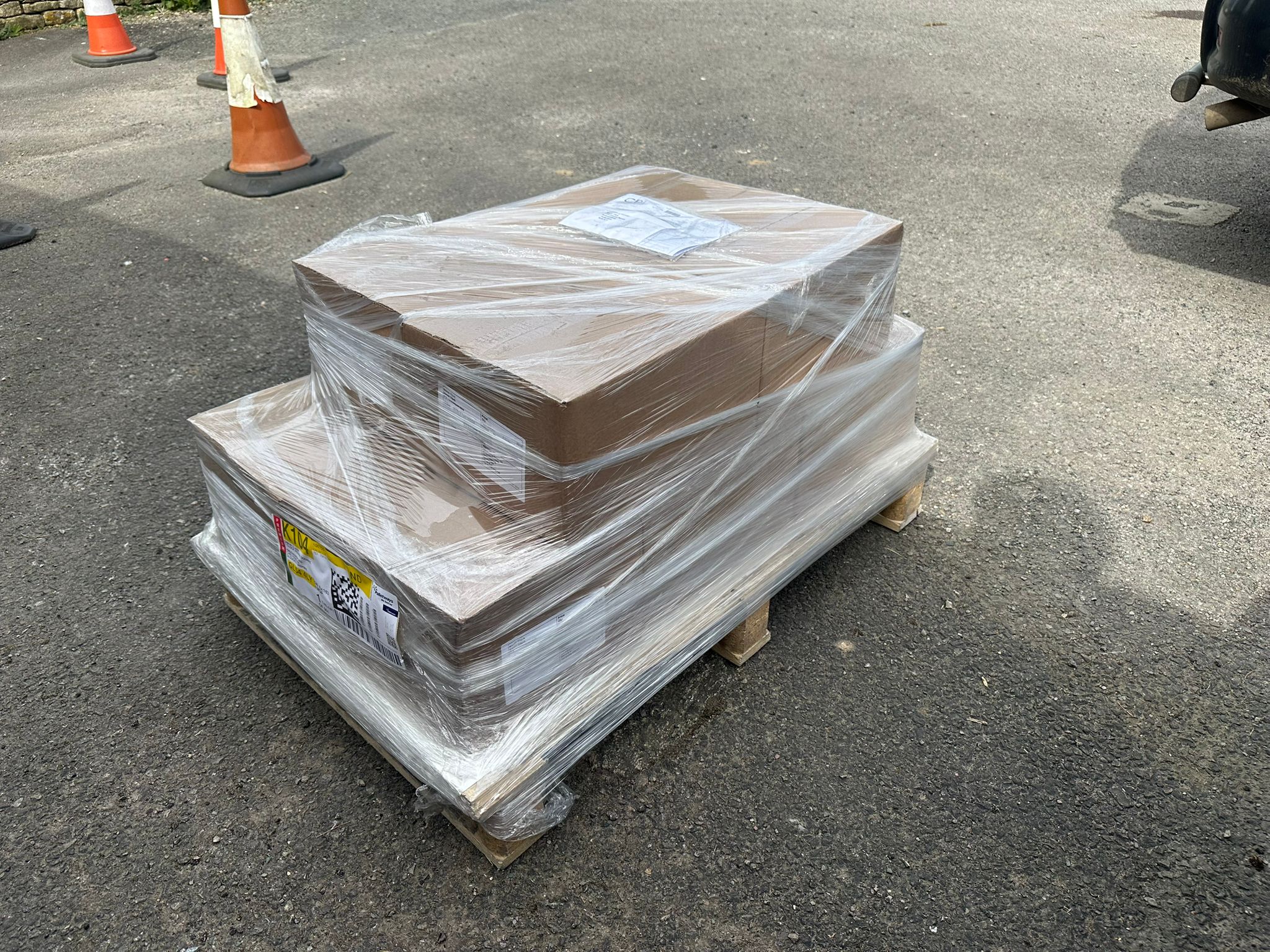 boxes filled with books by Simon Clark on concrete boxes filled with books by Simon Clark on concrete