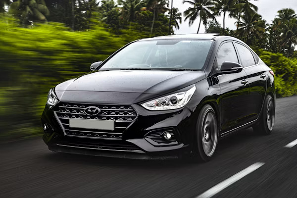 Sedan rental car