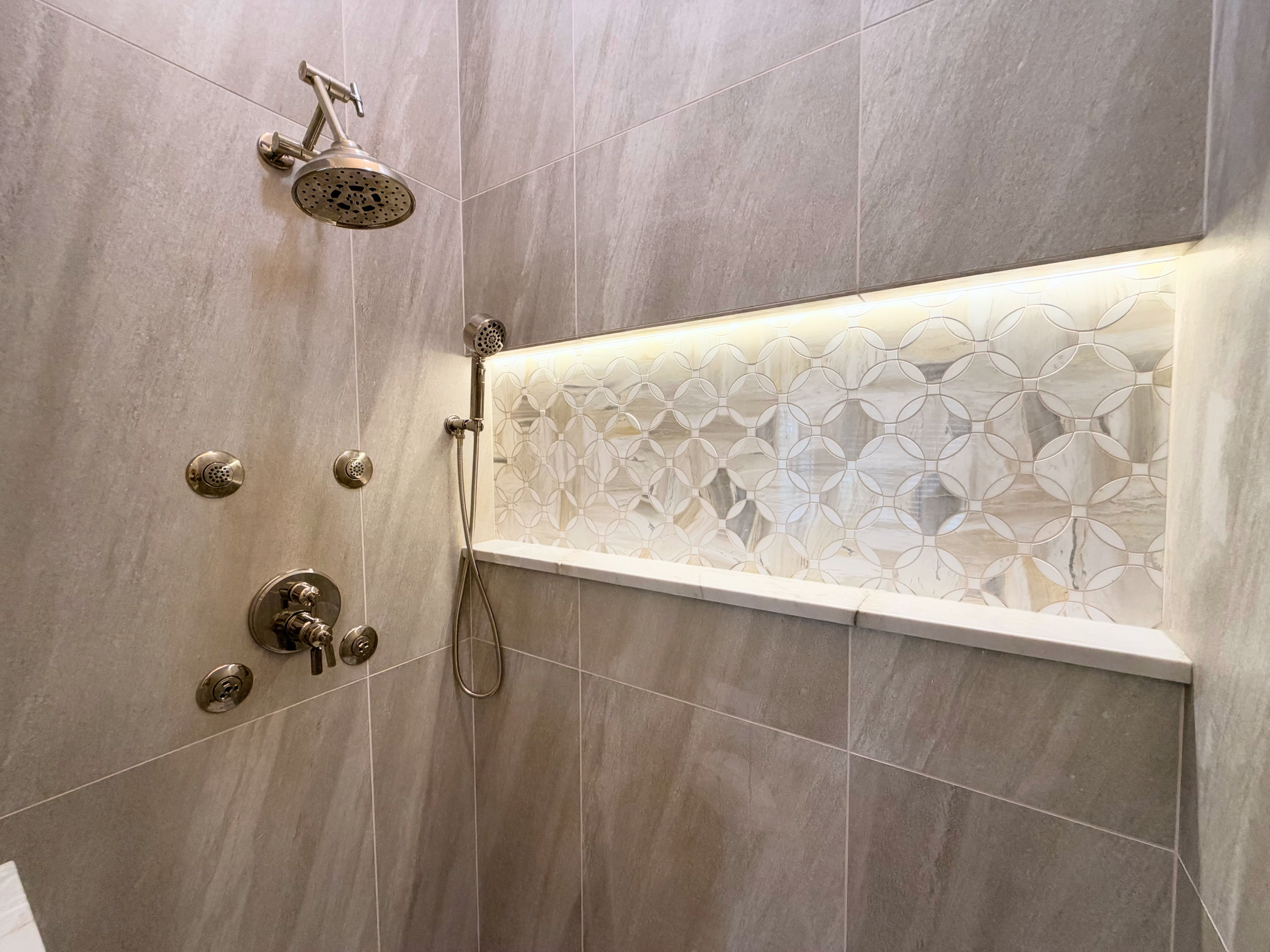 walk in shower renovation springlake subdivision tupelo ms hobson contracting