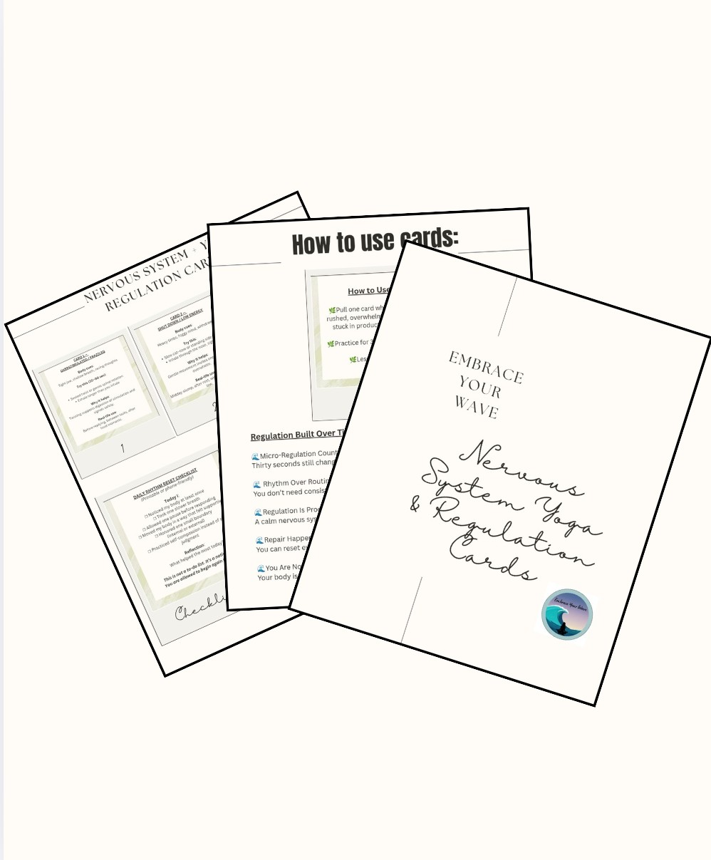 Nervous System Yoga & Regulation Cards