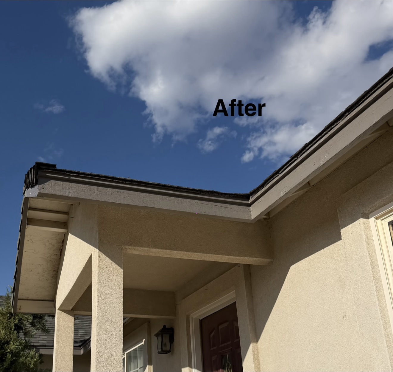 Fascia and eave - After