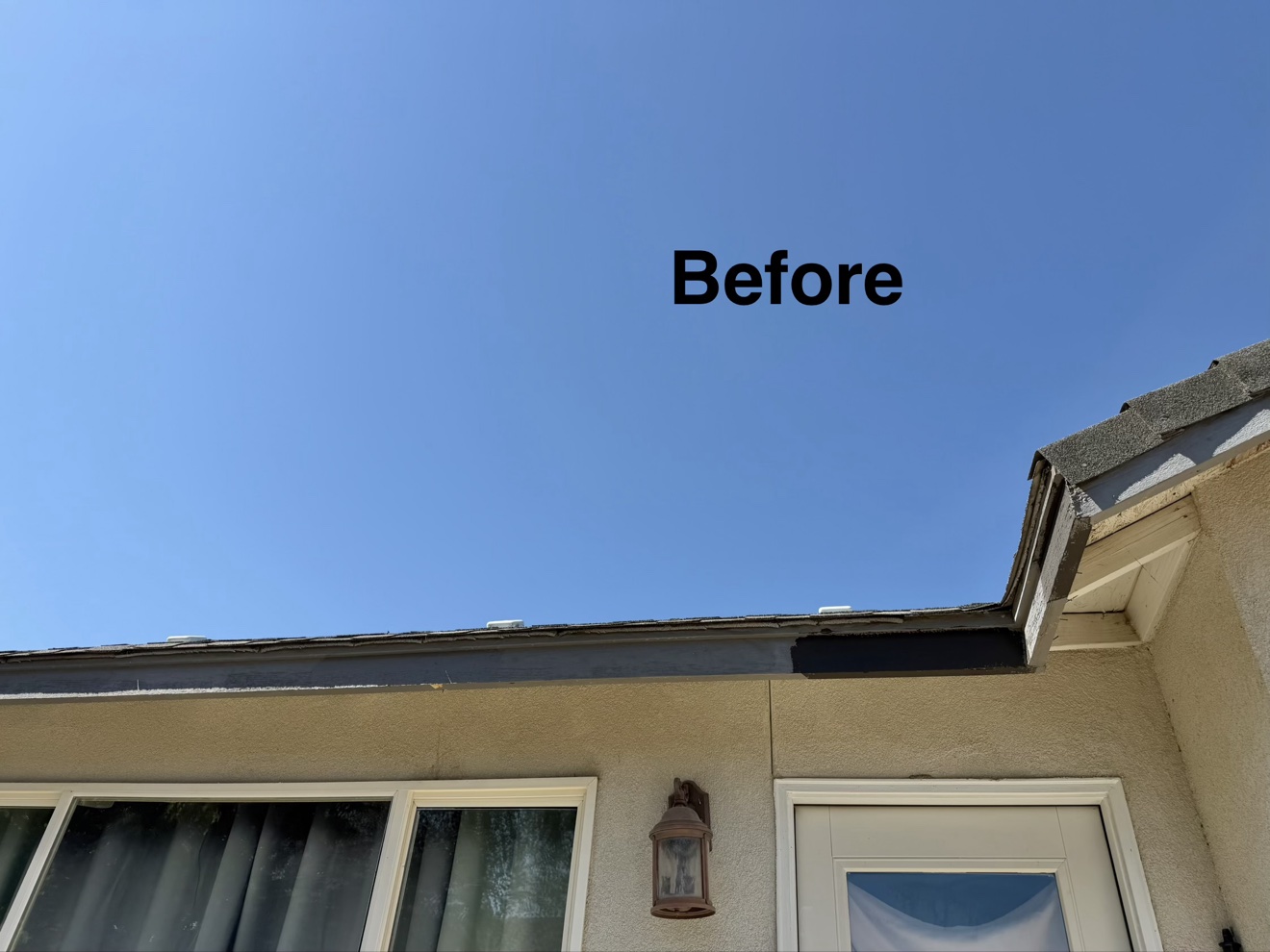 Fascia front - Before