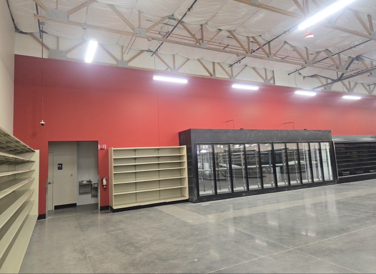 Grocery store build-out