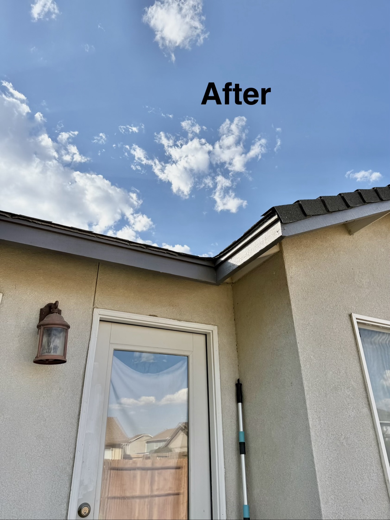 Fascia corner - After