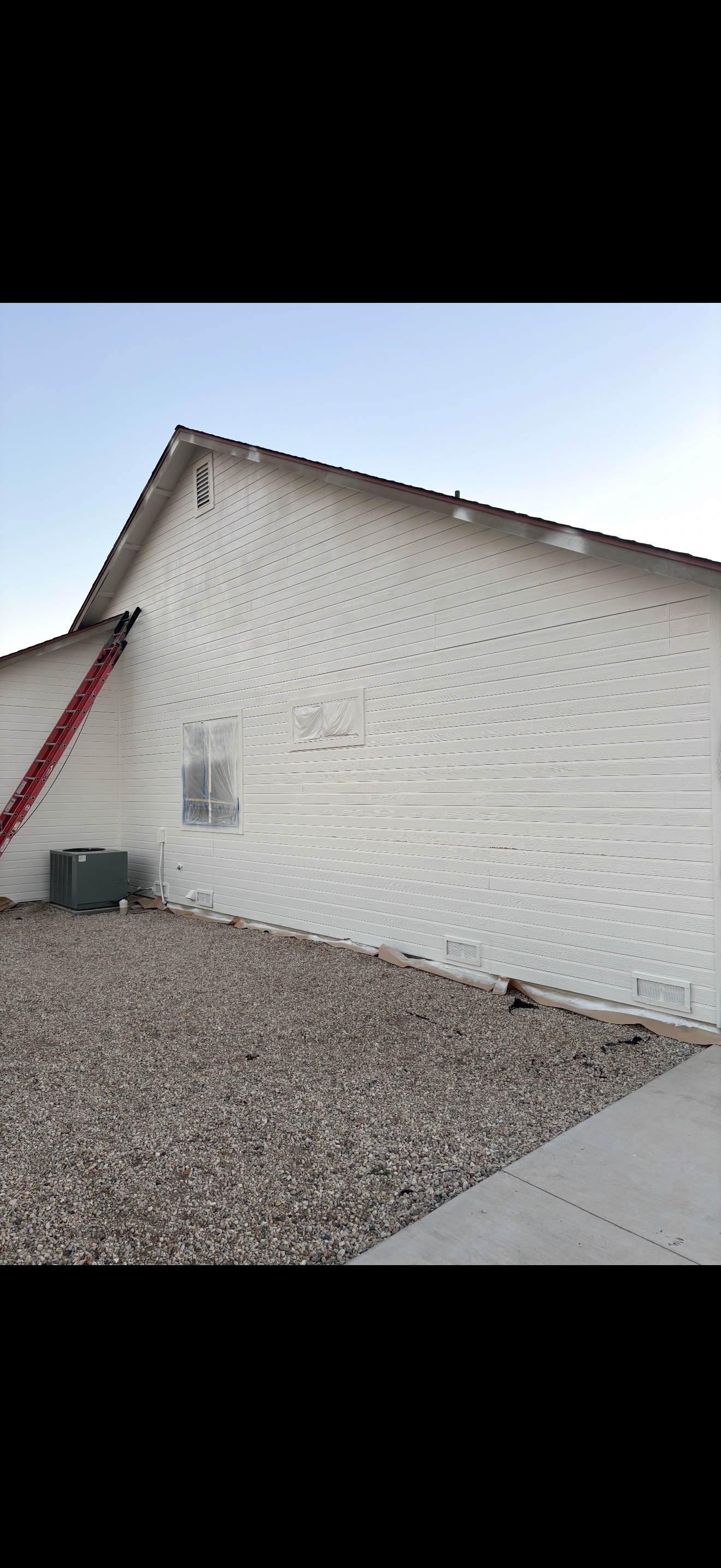 Exterior repaint — in progress