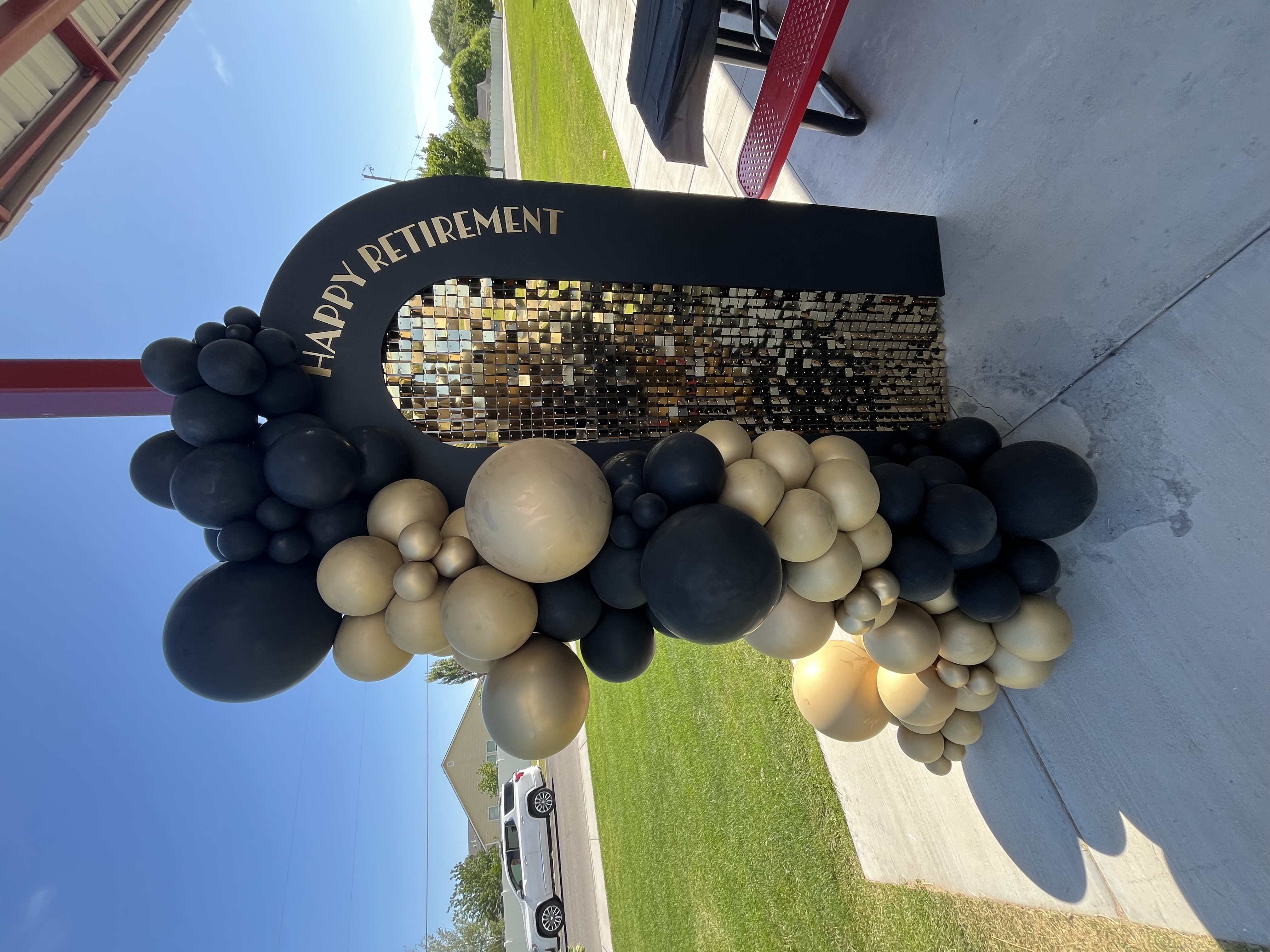 Balloon arch — ready for pickup