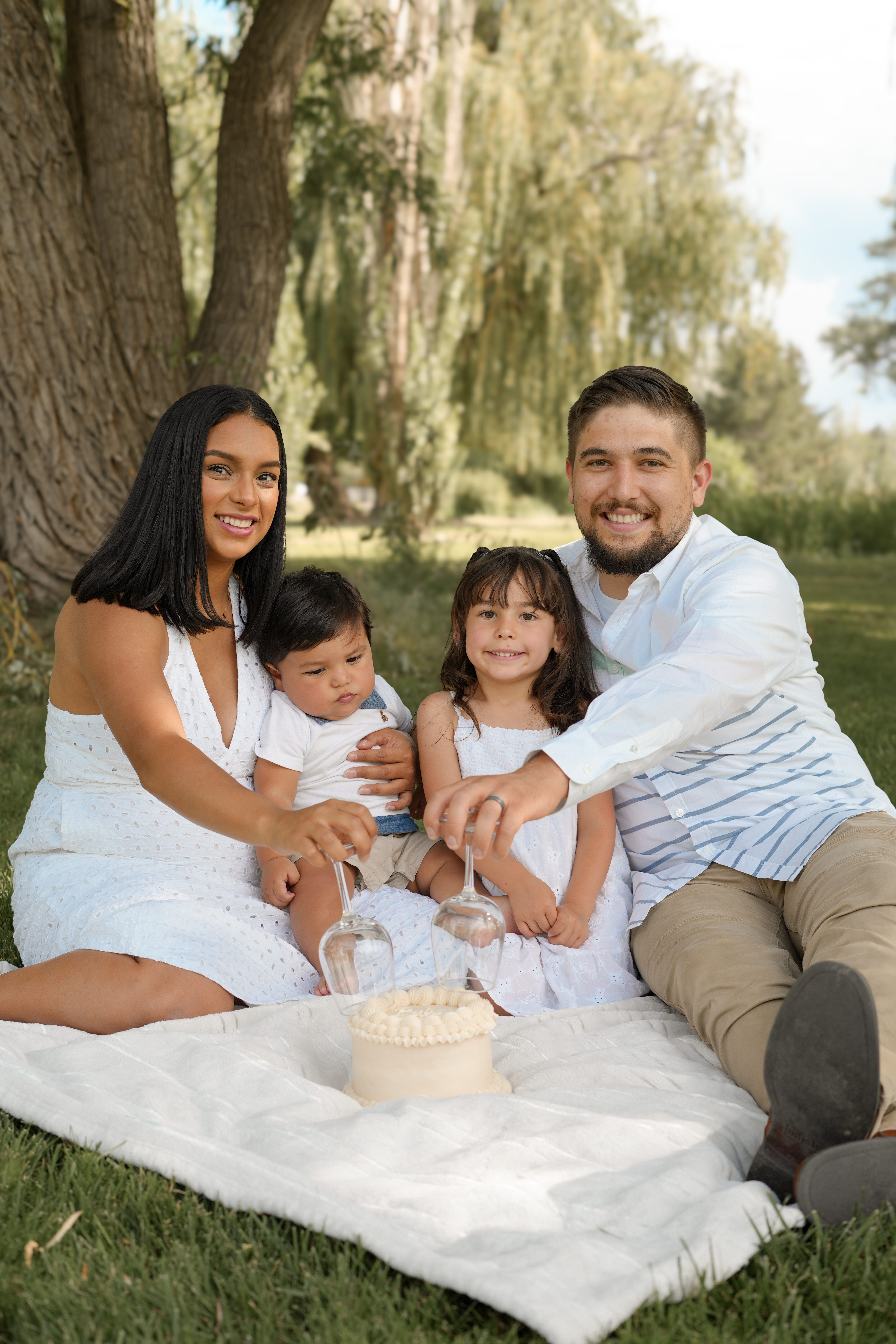 The Hilt family — Eunise and family behind Globos Galore