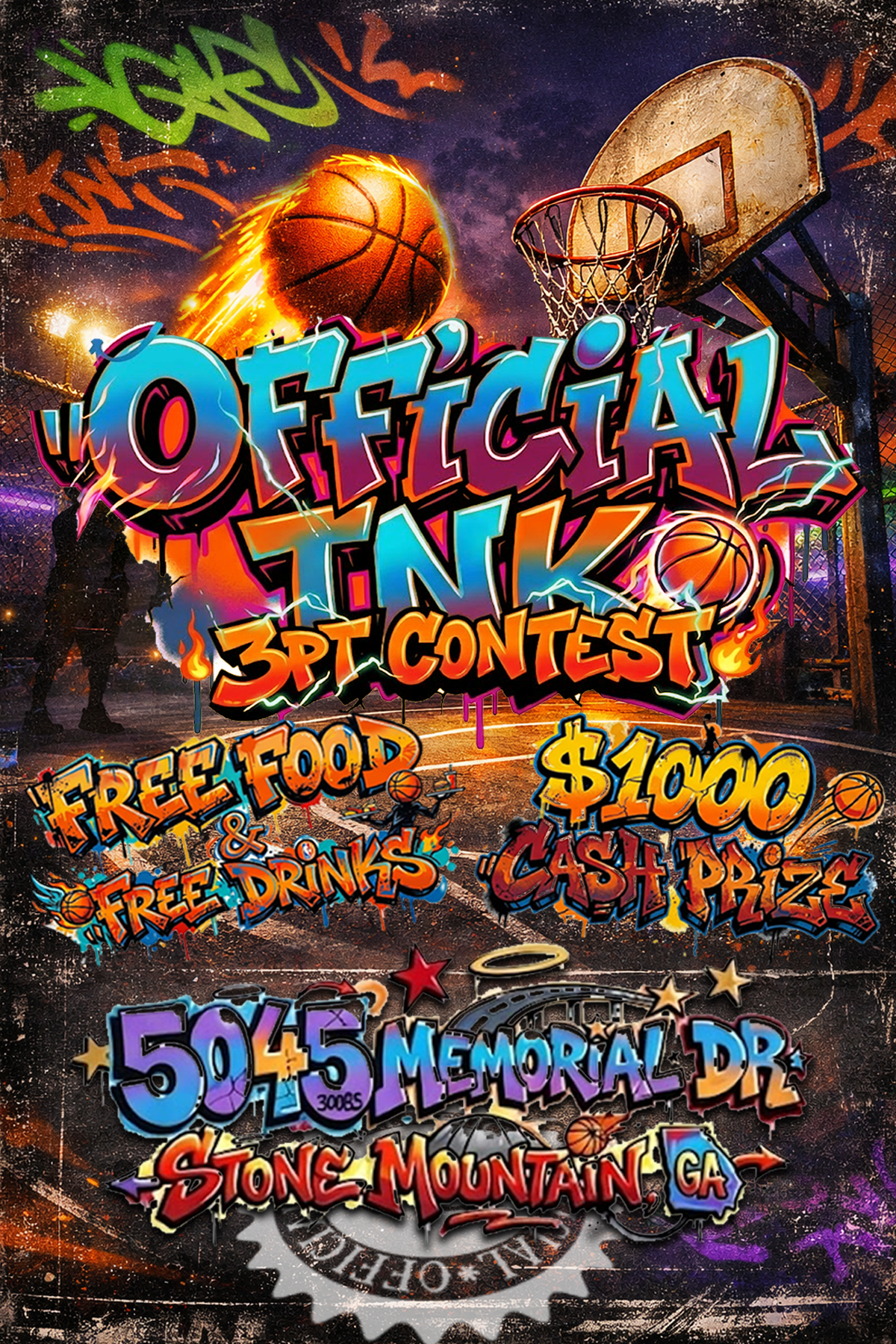 6th Annual 3 Point Shootout flyer