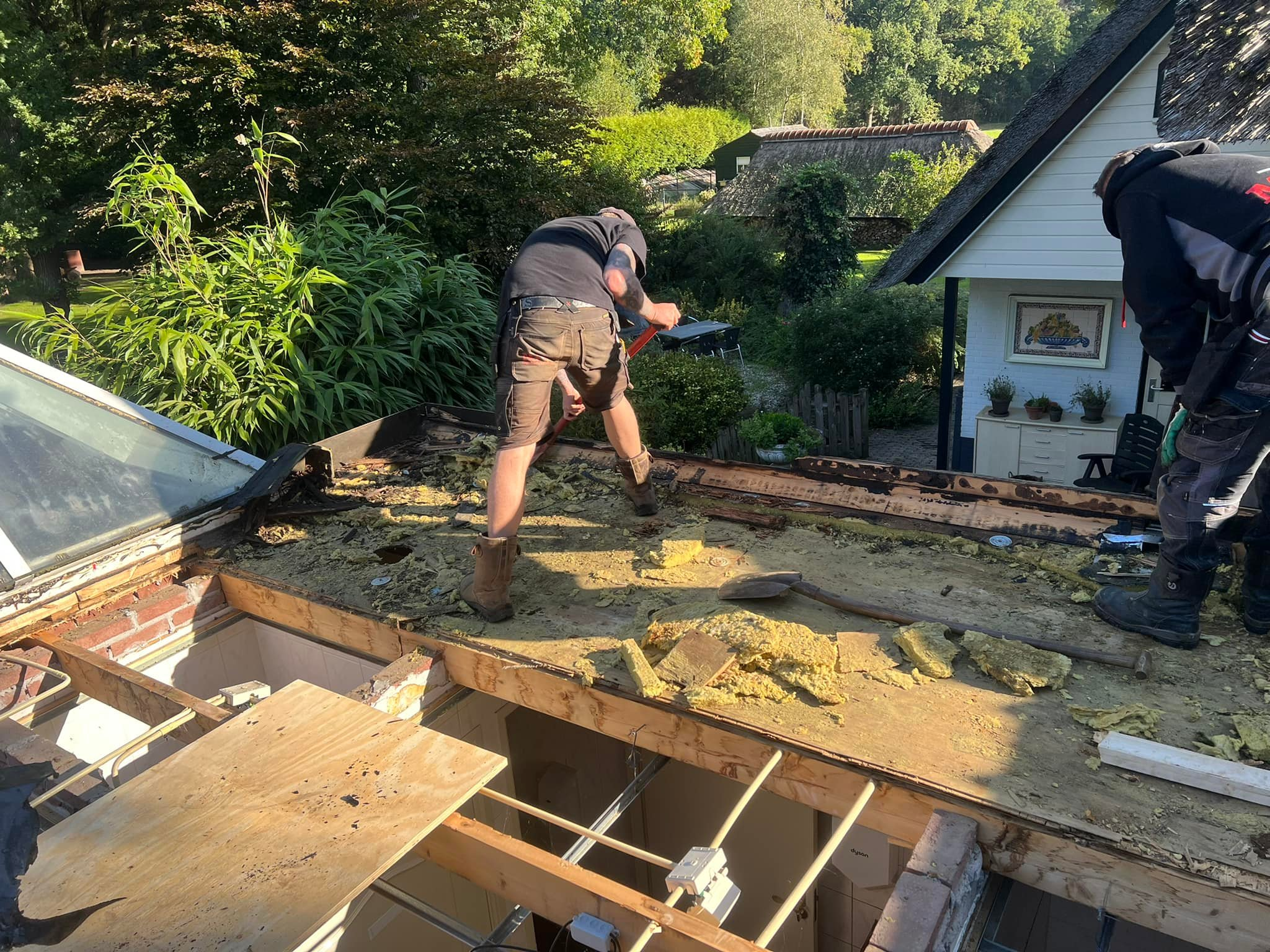 Professionele dakbedekking installatie
