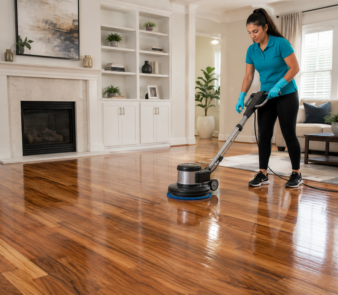 Hardwood Floor Care — Professional hardwood floor cleaning and conditioning in Coral Gables. Prime Pro Cleaning, Broward & Miami-Dade County, FL