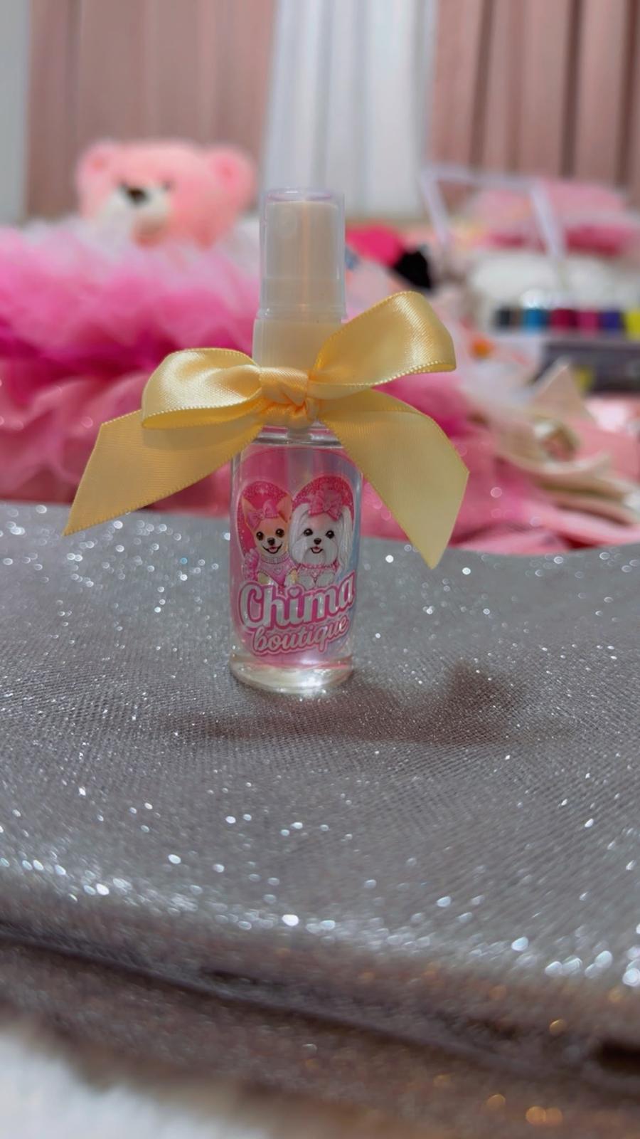 Pet smelling fresh after grooming with Chima Pet Perfume