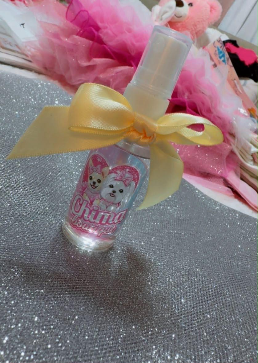 Chima Pet Perfume bottle product photograph