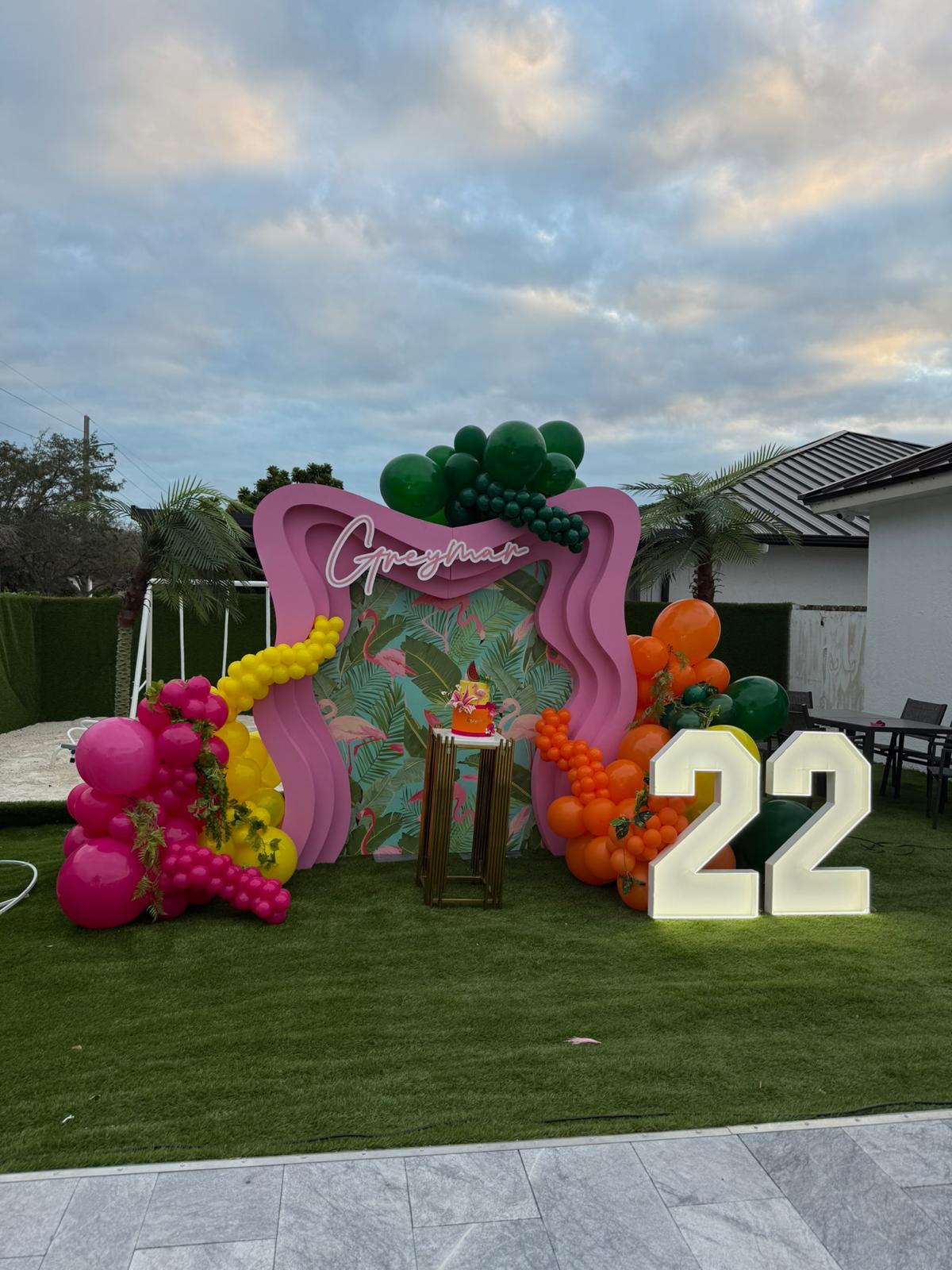 Custom themed event design and decoration by Luxury Group FF Corp