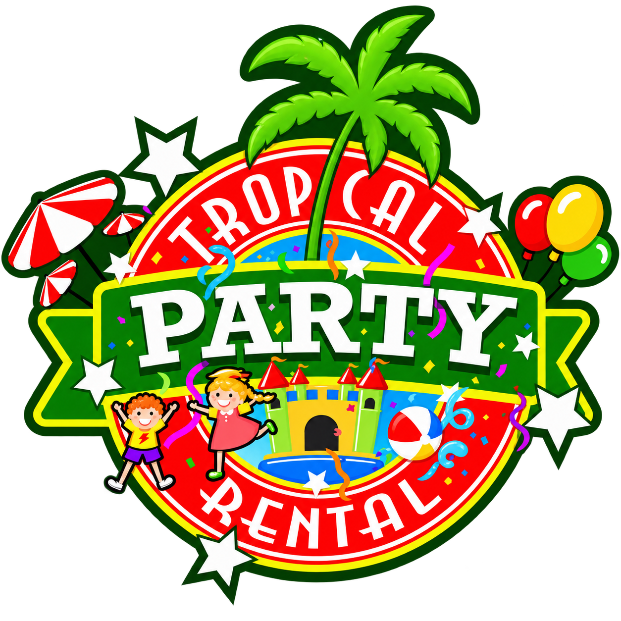Tropical Party Rental Logo