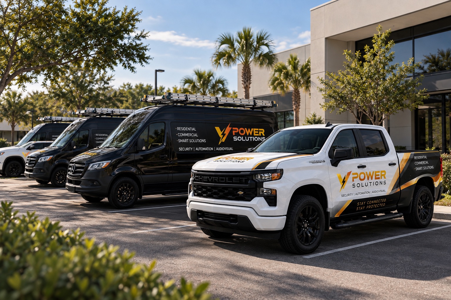 V Power Solutions smart technology and access control installation for Florida properties