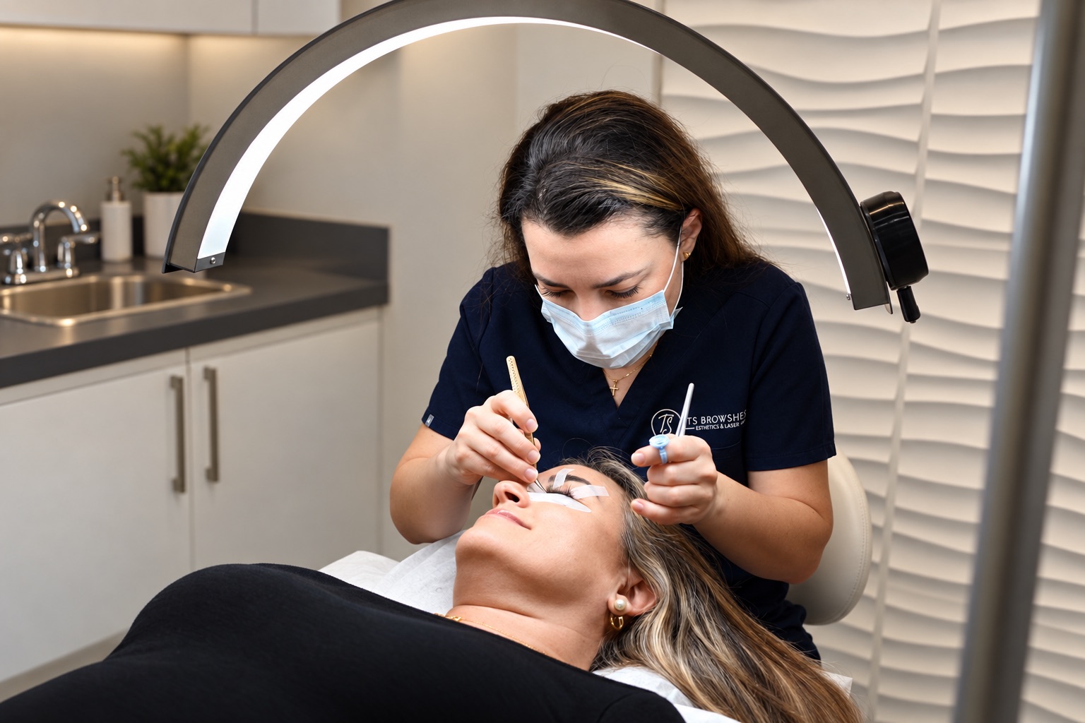 Permanent makeup brow treatment at TS Browshes Esthetics & Laser