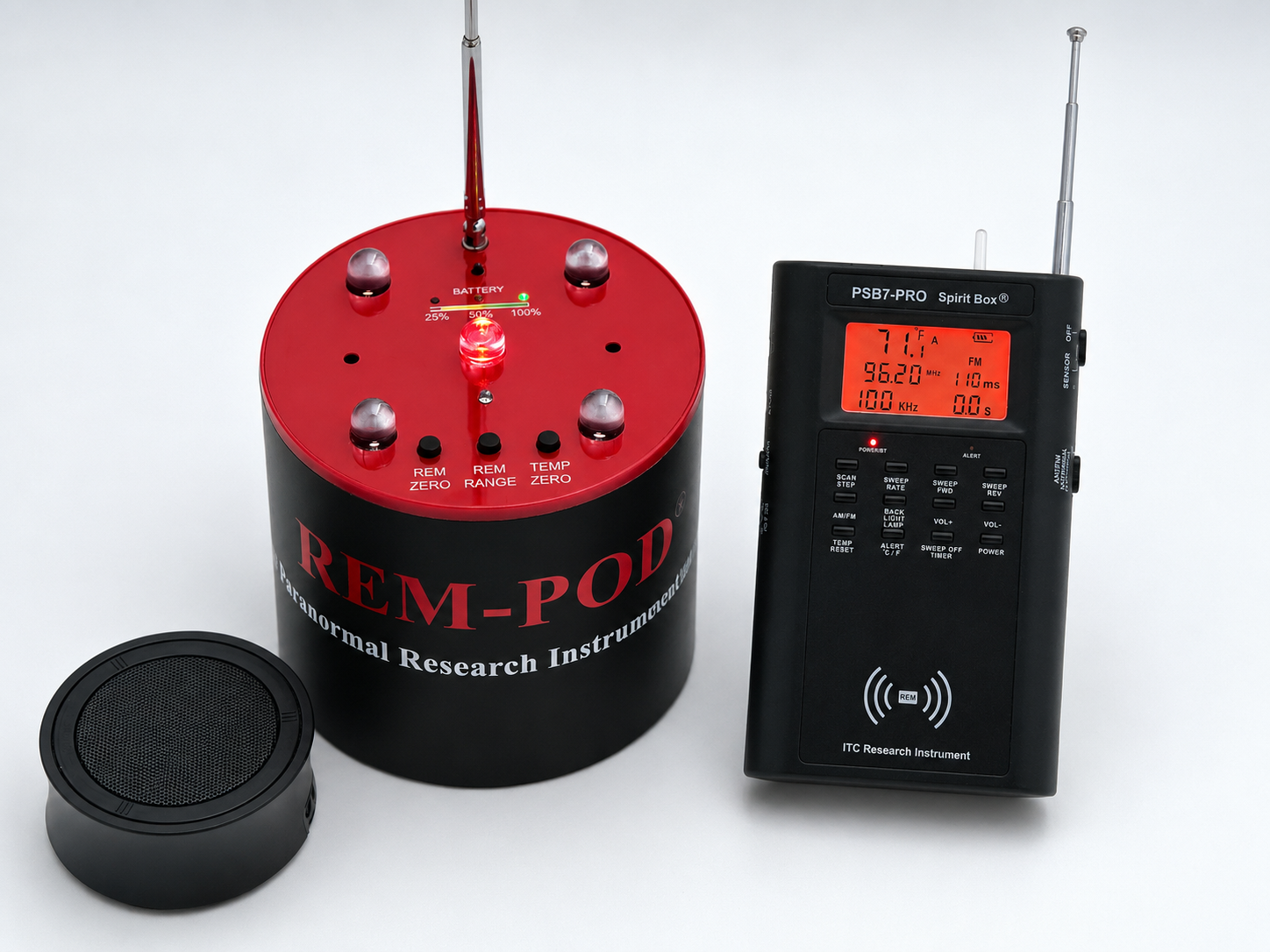 Sentinel kit — Pro Sweep Radio, Clarity Speaker and REM-POD Field Detector