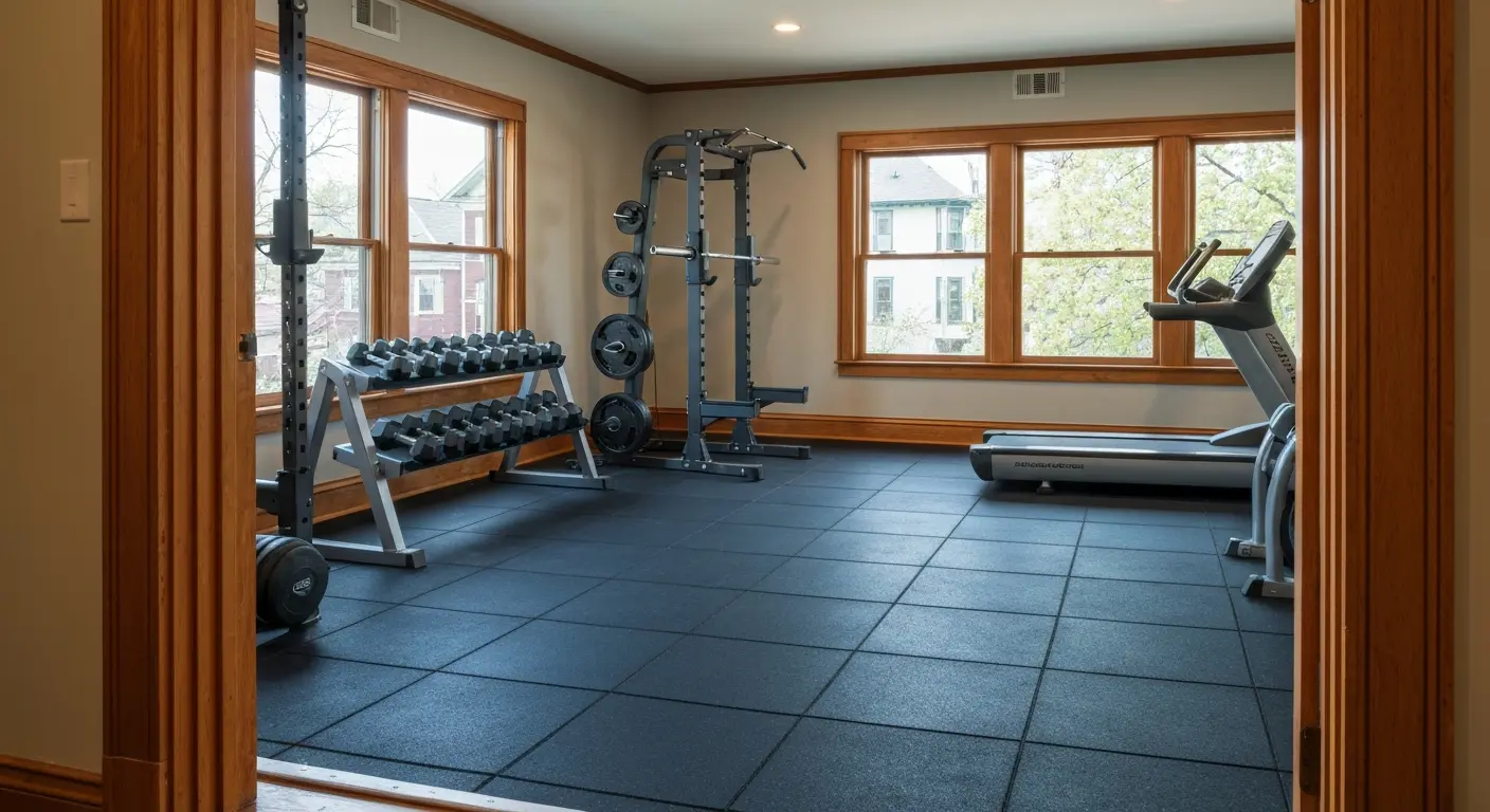 Finished fitness room