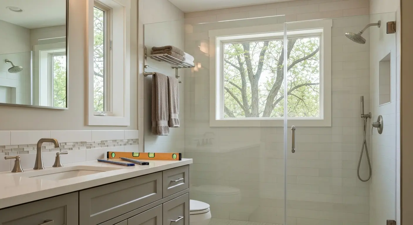 Bathroom renovation in Edina neighborhood