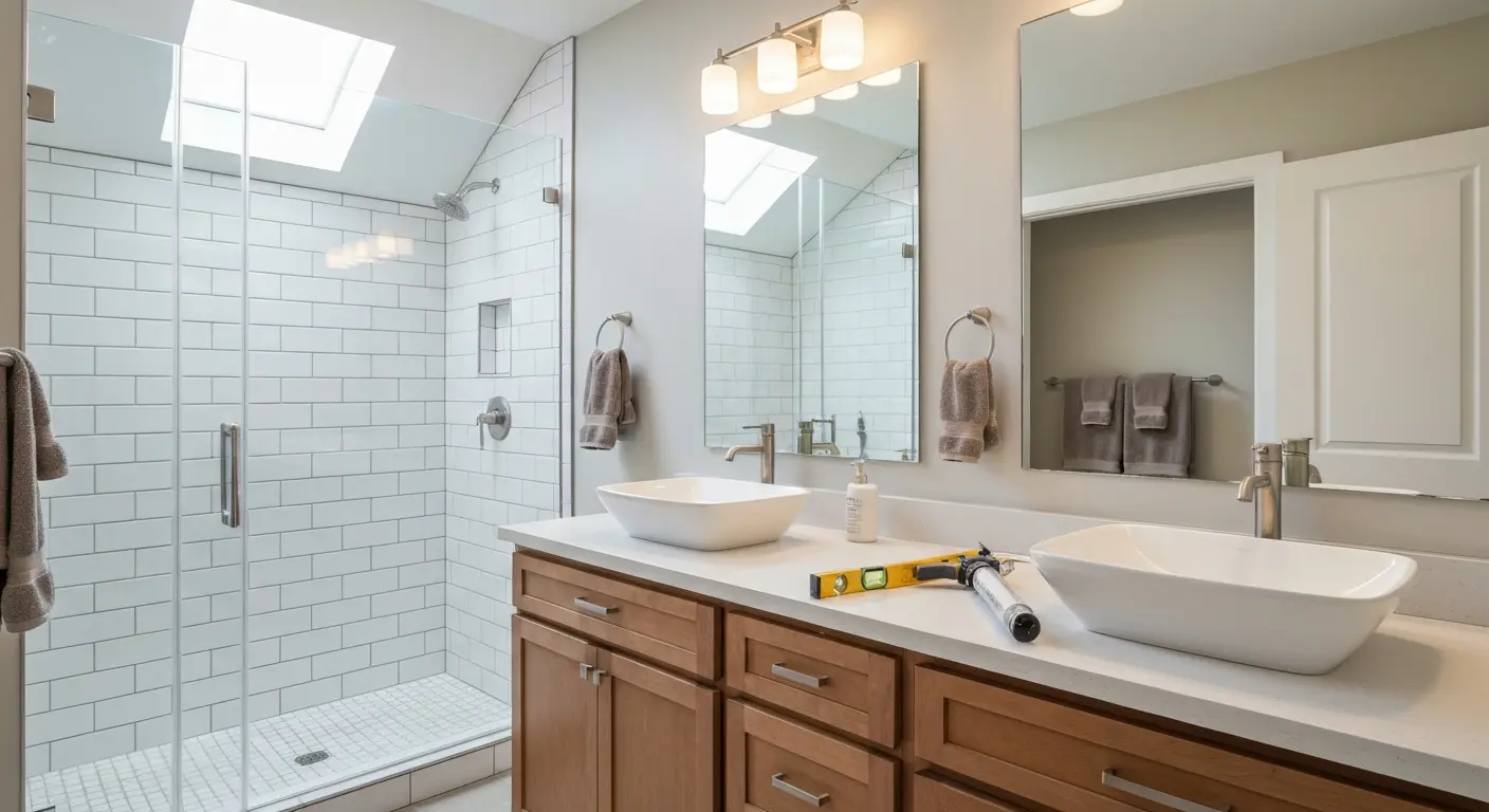Bathroom remodeling project