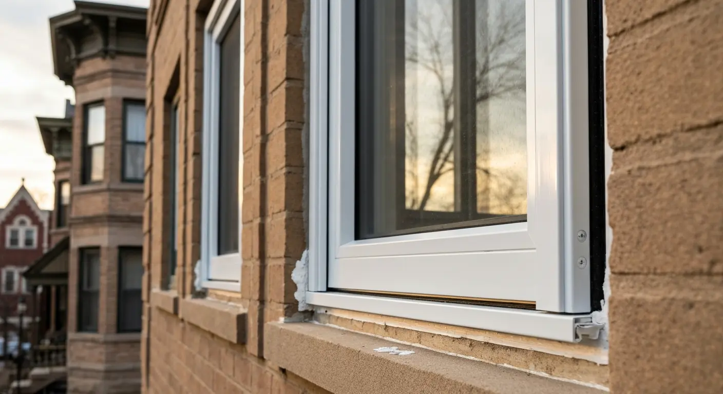 Storm window installation