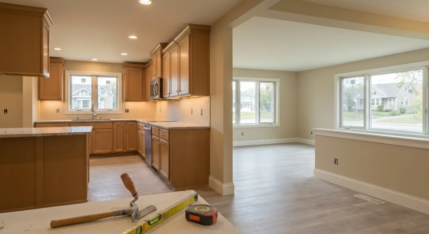 Whole house remodeling project